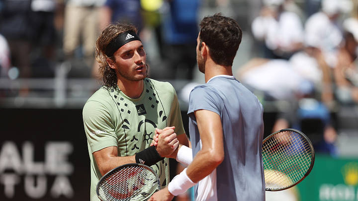 西班牙网球队逆转日本网球队，西西帕斯统治全场