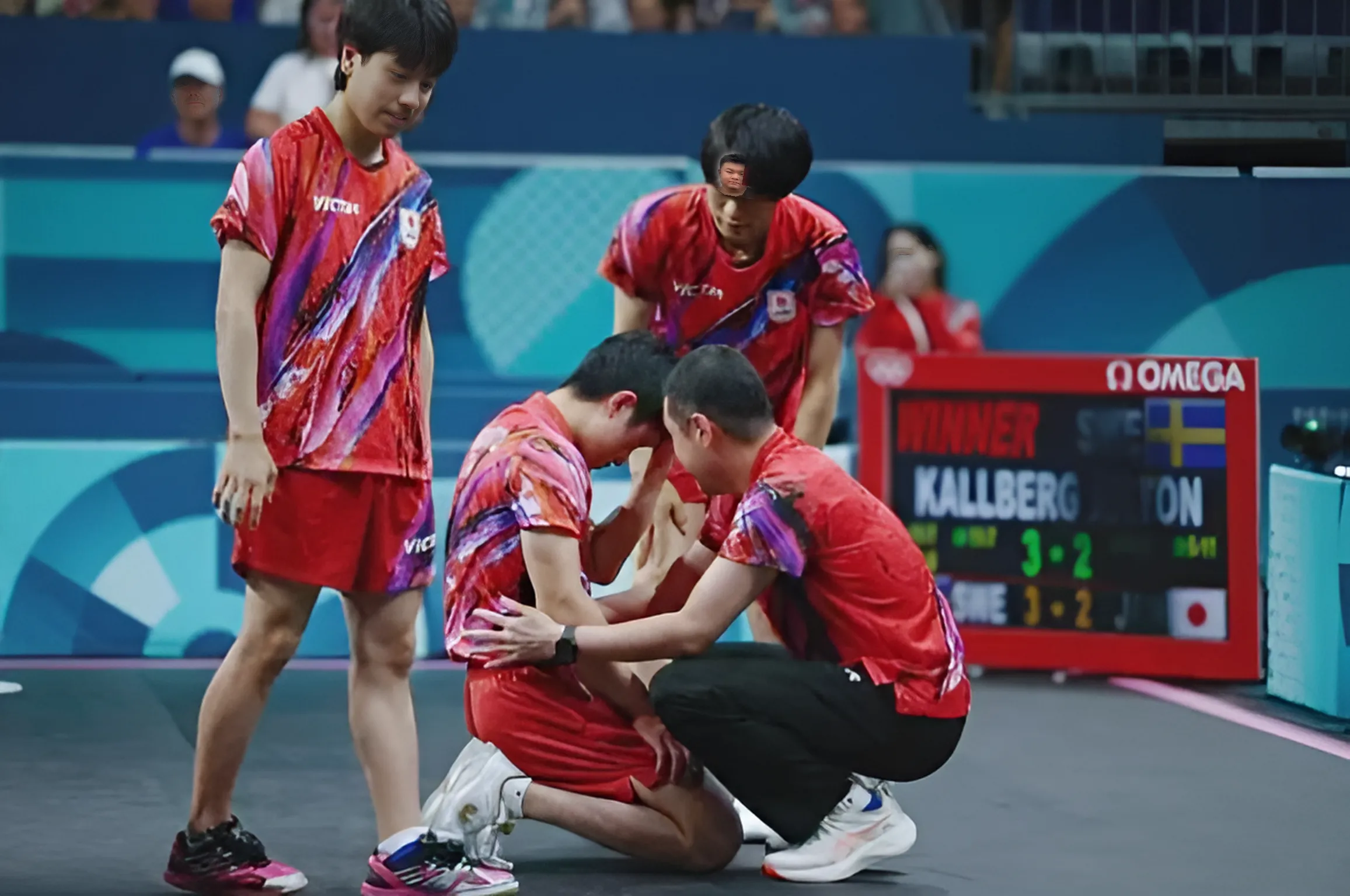 日本乒乓球队轻取法国乒乓球队，水谷隼统治全场