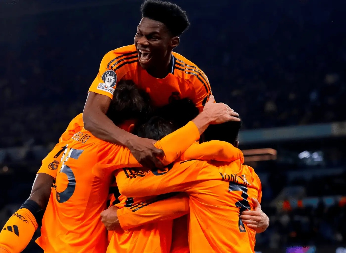 曼城客场击败巴黎晋级欧冠四强